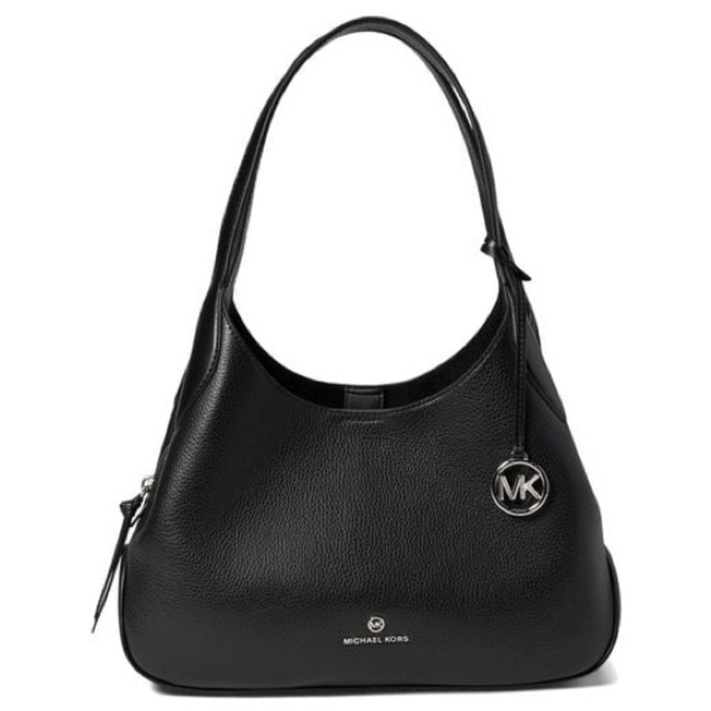 NWT Michael Kors Black Leather Shoulder Bag